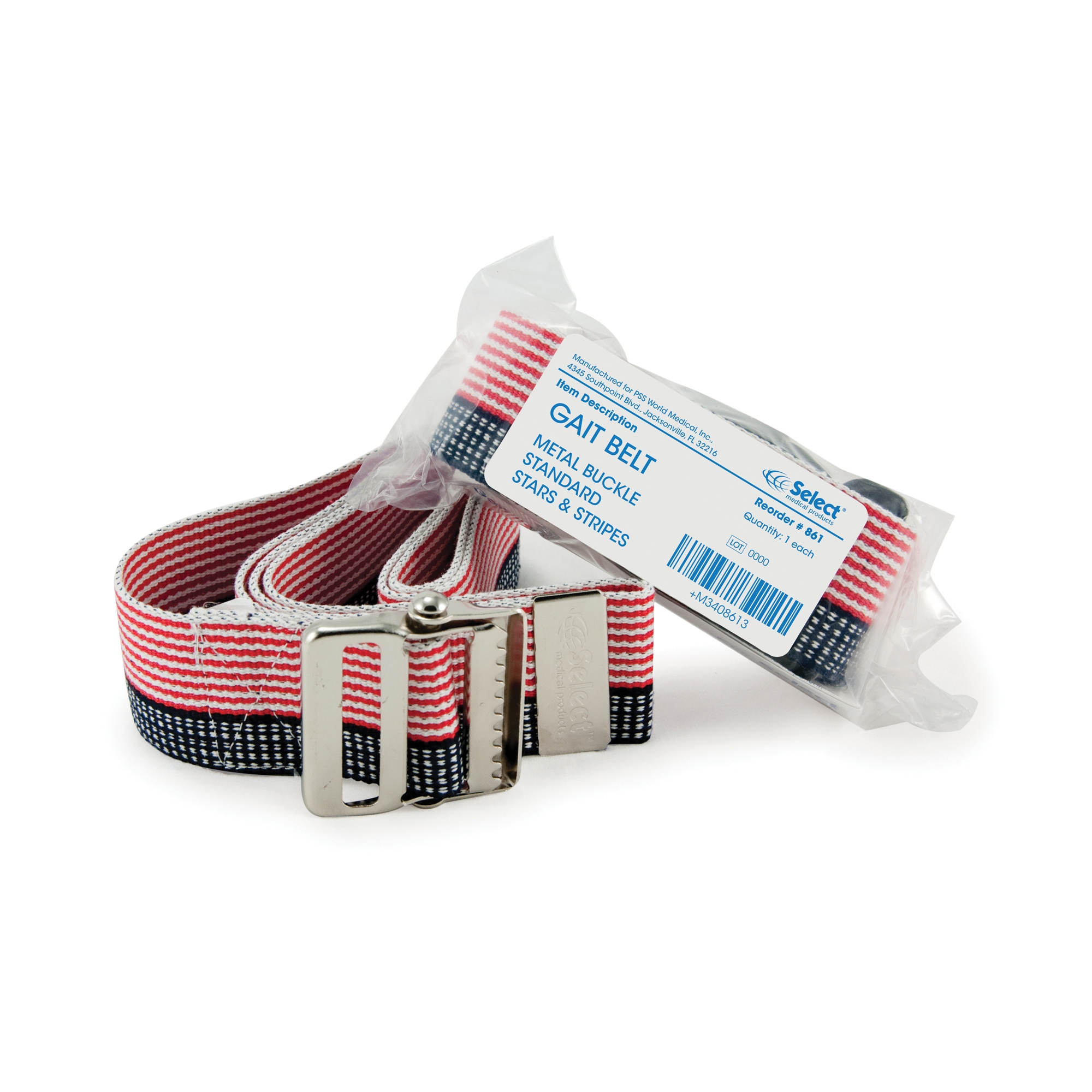 McKesson Transfer and Gait Belt - Walking and Transfer Aid for Caregivers, 60 in, 1 Ct